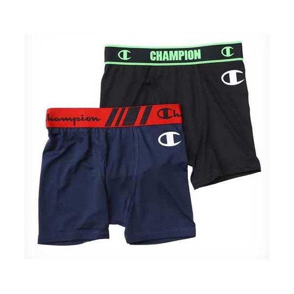 Champion チャンピオン CB6EZ701 キッズ 2枚組 ボクサーブリーフ カラー997