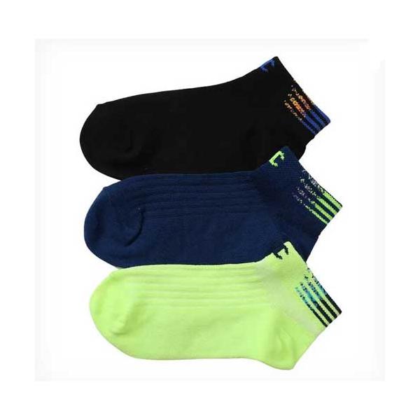 Champion チャンピオン CBSCY408 キッズ 3枚組 スニーカーインソックス ノンパイル アソート 19-24cm