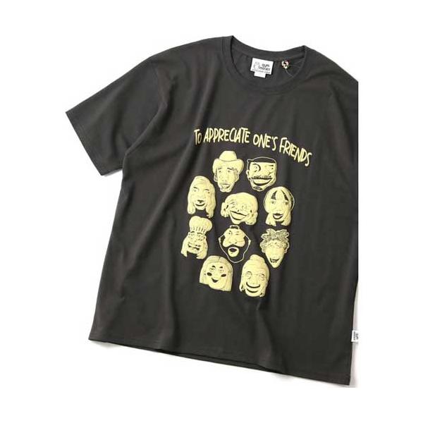 GYM MASTER ジムマスター G533761 5.8oz T/Cドライ フレンズ Tシャツ チャコールグレー(04)