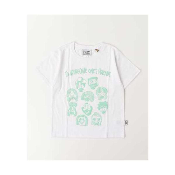 GYM MASTER ジムマスター G533761K キッズ 5.8oz T/Cドライ フレンズ Tシャツ ホワイト(01) 140サイズ