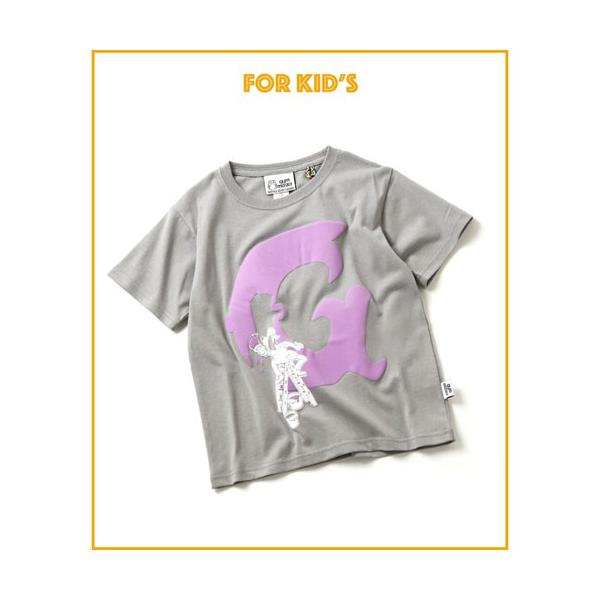 GYM MASTER ジムマスター G533765K キッズ 5.8oz T/Cドライ ペインター Tシャツ グレー(18) 140サイズ