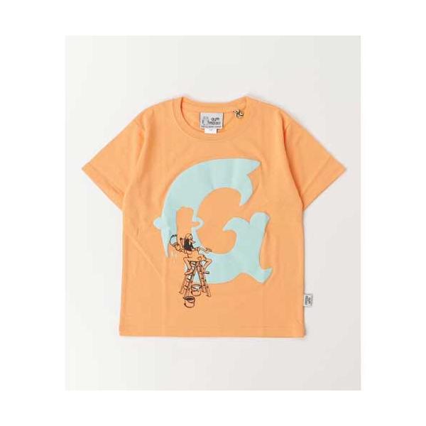 GYM MASTER ジムマスター G533765K キッズ 5.8oz T/Cドライ ペインター Tシャツ オレンジ(18) 140サイズ