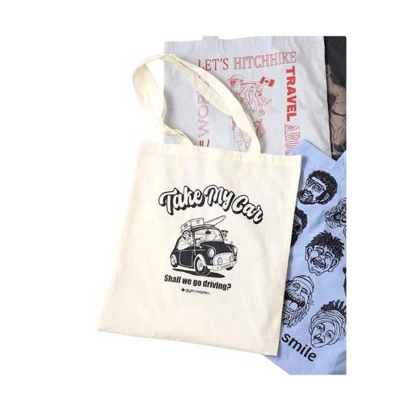 GYM MASTER ジムマスター G621729  シーチングプリントトート ナチュラル(30)