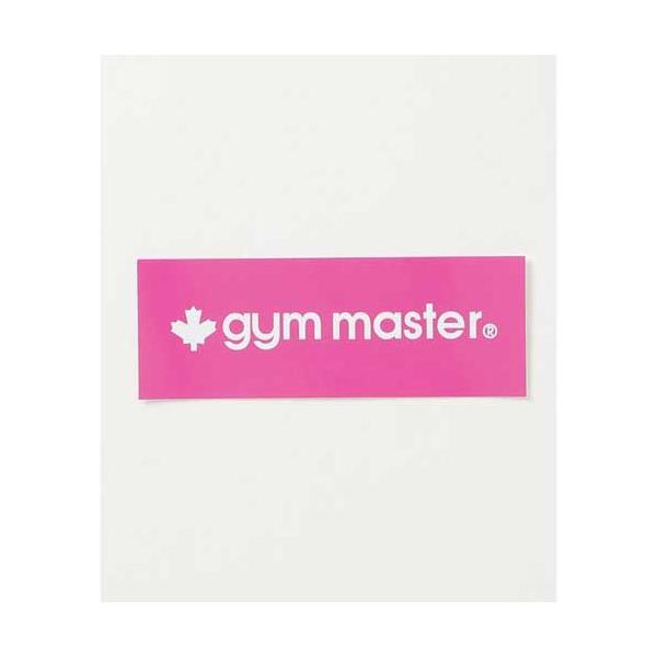 GYM MASTER ジムマスター G699689 ロゴステッカー ピンク