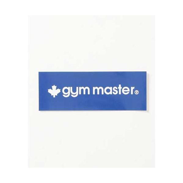 GYM MASTER ジムマスター G699689 ロゴステッカー ブルー