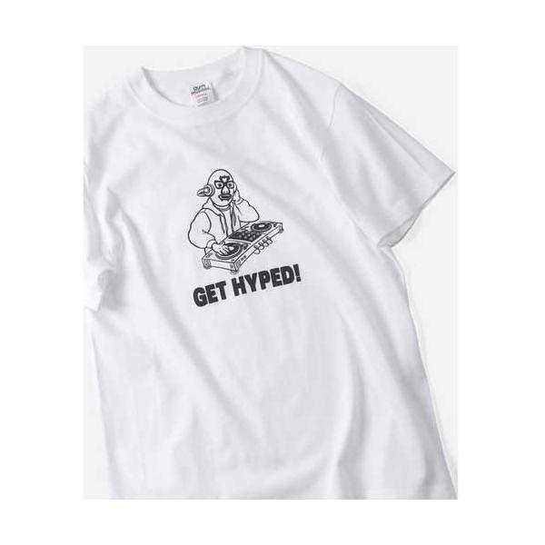 GYM MASTER ジムマスター G751770 5.6oz GET HYPED Tシャツ ホワイト(01) Lサイズ