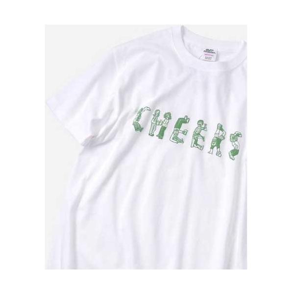 GYM MASTER ジムマスター G774772 5.6oz CHEERS Tシャツ ホワイト(01) Mサイズ