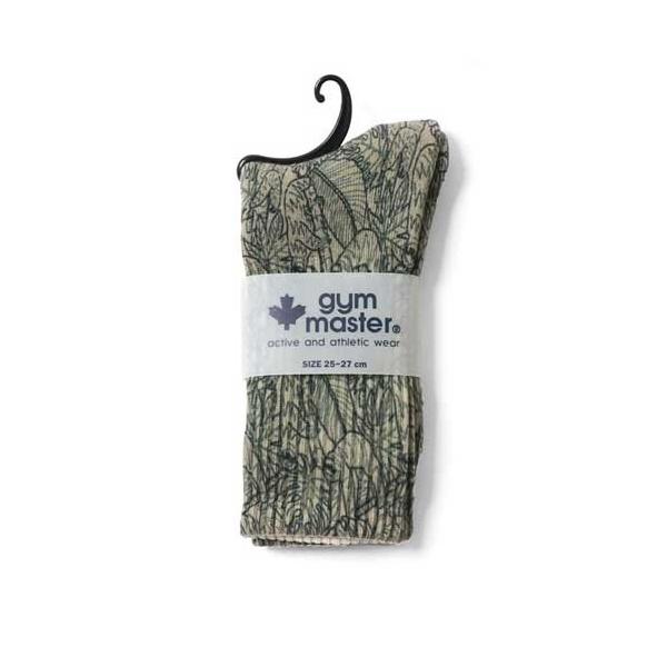 GYM MASTER ジムマスター G857329 ハッピーペイント クルーソックス ナマケモノ(18)