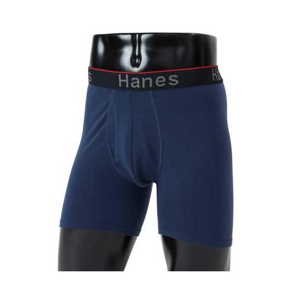 Hanes ヘインズ HM6EW101 COMFORT FLEX FIT トータルサポートポーチ ボクサーブリーフ ネイビー