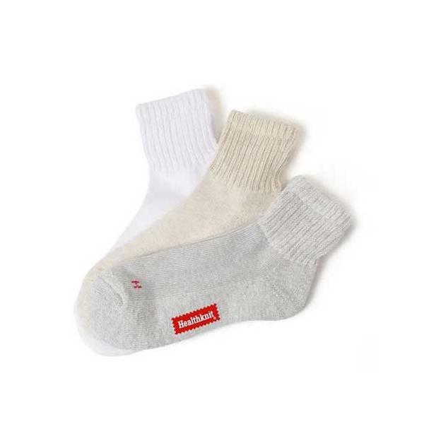 Healtknit ヘルスニット 191-3685 シンカー無地 3Pソックス Mサイズ(25-27cm)