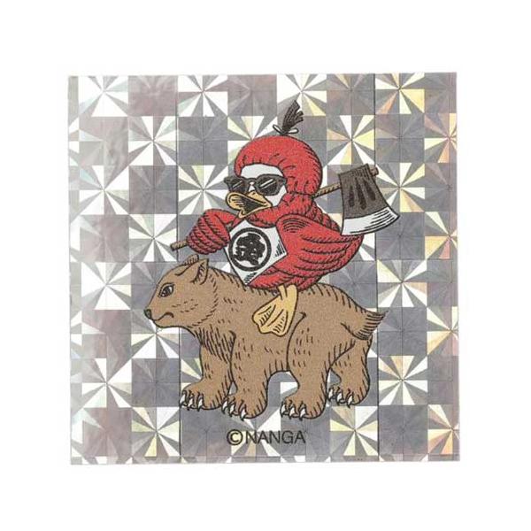 NANGA ナンガ NA2353-3G504 ホログラフィックガーシースクエアステッカー KIN