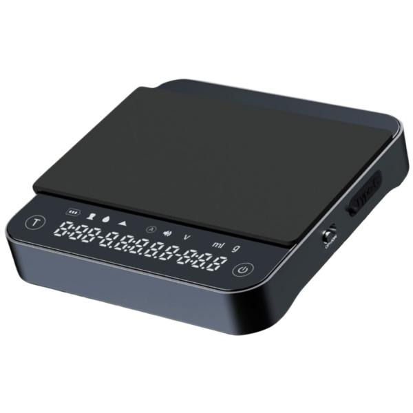 BrewFox コーヒースケール mini 0.1g単位/2kg 置くだけ電源ON 注湯速度/オートスタート USB-C充電 計量法適合 丸正マーク付 ドリップ・エスプレッソ対応 BF002