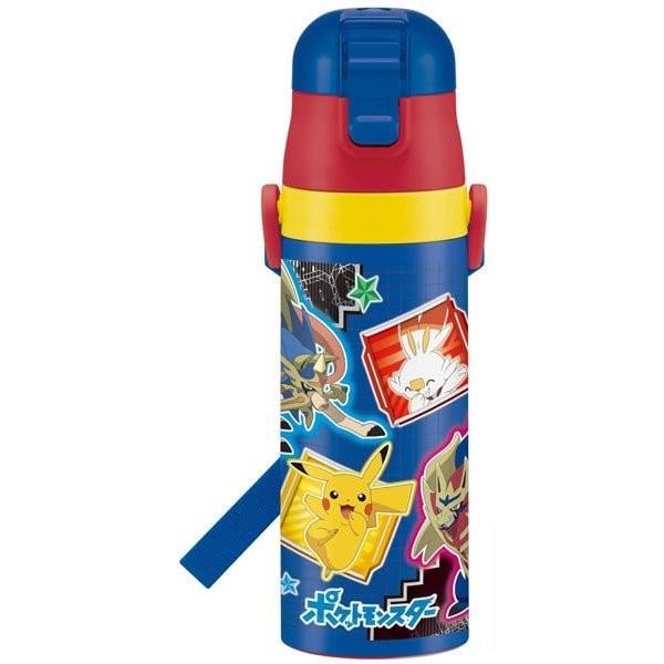 超軽量 ロック付 ワンプッシュ ダイレクト ステンレス ボトル 470ml ポケモン Sdc4 子供用 水筒 軽量 保冷 直飲み ショルダーベルト バラエティストアfield Yahoo 店 通販 Yahoo ショッピング
