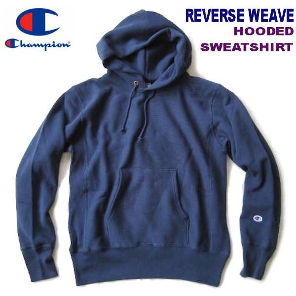 Champion/チャンピオン 【リバースウィーブプルオーバーフーデッドスウェット・パーカー】 REVERSE WEAVE PULLOVER  HOODED SWEAT　C3-W102　ダークネイビー