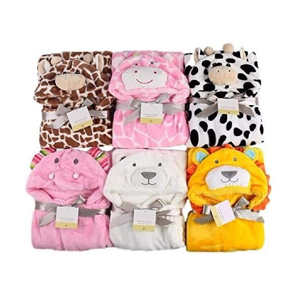 ○大人気!! 赤ちゃん・キッズ向けタオルポンチョとベビービブ６枚がセットになった超お買い得商品★ご出産祝いなどにもオススメですよ(^_-)-☆○ポンチョはふわもこな肌触りで着心地も抜群♪♪ お風呂あがりやお昼寝などの日常使いから、海やプール...