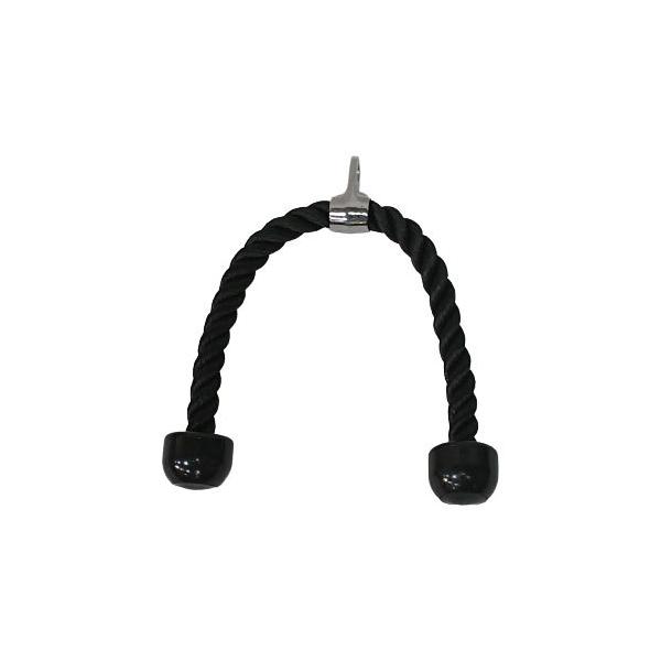 トライセットロープ フィットネスロープ ブラック トライセプスロープ  