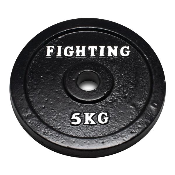 ファイティングロード 5kg 2枚 7.5㎏ 2枚 プレート 計25kg ファイティングロード プレート のみ 単品 ブラックタイプ5kg