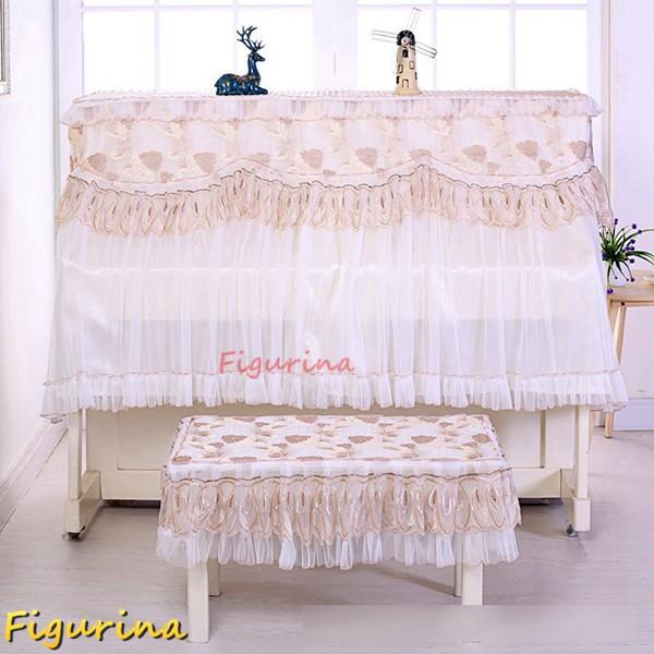 [Release date: February 20, 2023]【刺繍デザイン】繊細な花柄刺繍がエレガントで素敵です。おしゃれな外観、厚地でしわになりにくてよい懸垂感を持つ。大切なピアノの保護をしつつ、お部屋のアクセントにもなる素敵なアイ...