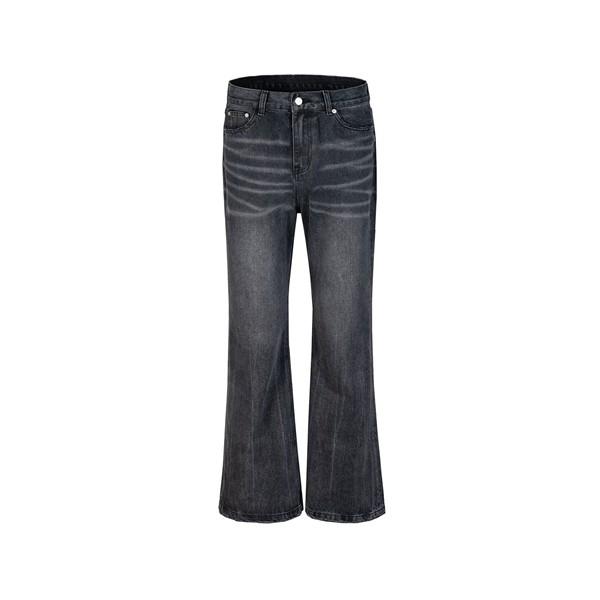 ヴィンテージ フレア スラックス ブラック ベルボトム フレアパンツ メンズ デニムパンツ シューカット ジーンズ ブーツ