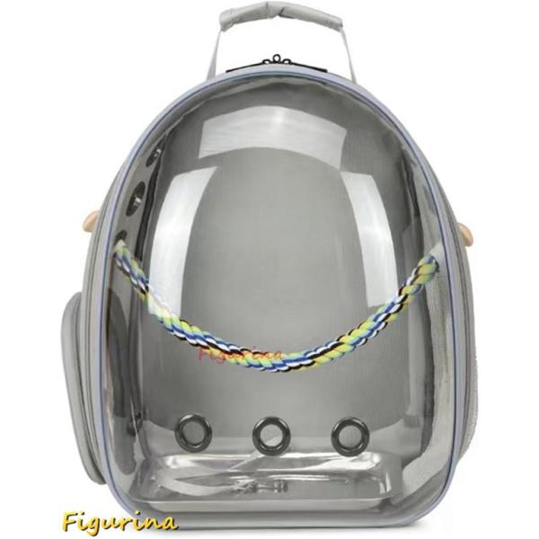 [Release date: August 1, 2024]曲面シルエットで、クリアで広い視野設計です。外の世界や飼い主さんの顔を見れて、小鳥も大満足ですよ?軽量なリュックタイプで背中に背負えて、持ち運びにも便利です。側面に空気穴が開いてお...