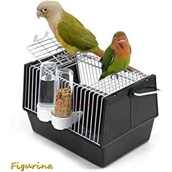 [Release date: August 1, 2024]さまざまな種類の小型オウムに適用！コニュアーズ、オカメインコ、クエーカーズ、などの鳥に最適な設計です。お出かけに便利！ワンタッチ組立てで簡単に持ち運び可能なキャリー。病院や移動時に...