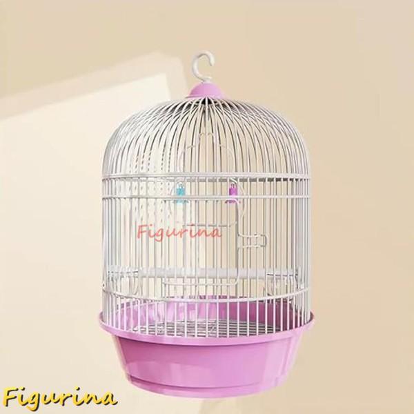 [Release date: August 1, 2024]簡単お手入れ-大きい引き出しトレイ付きで隅々まで簡単に掃除可能！安心して飼育ができます。小型インコ用ケージ-餌入れ2個とカバー付き！食事、休憩、遊び場所が一つに揃う！移動便利-フッ...