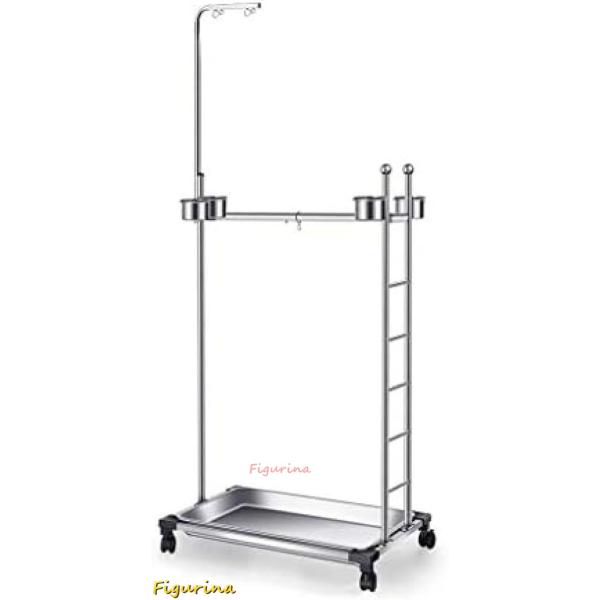 [Release date: August 1, 2024]ステンレス製で耐腐食性、防錆性、耐久性に優れ、安定した構造で変形しにくく、長持ちする簡単に組み立て可能で、床に装着された実用的なキャスターで移動が便利、取り外し可能で洗える棚がつい...