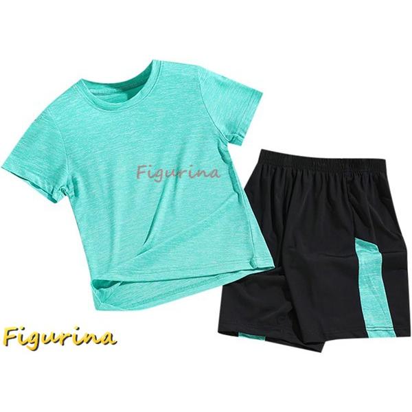 スポーツウェア キッズ ベビー服 セットアップ ショートパンツ Tシャツトップス 100-160CM 子供服 2点セット 男の子 ジュニア