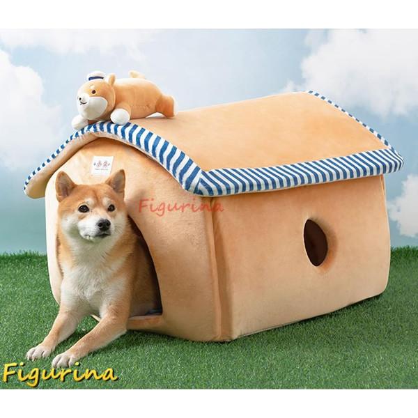 柴犬の外観 ペットハウス ペットクッション おもちゃ付 ペットベッド