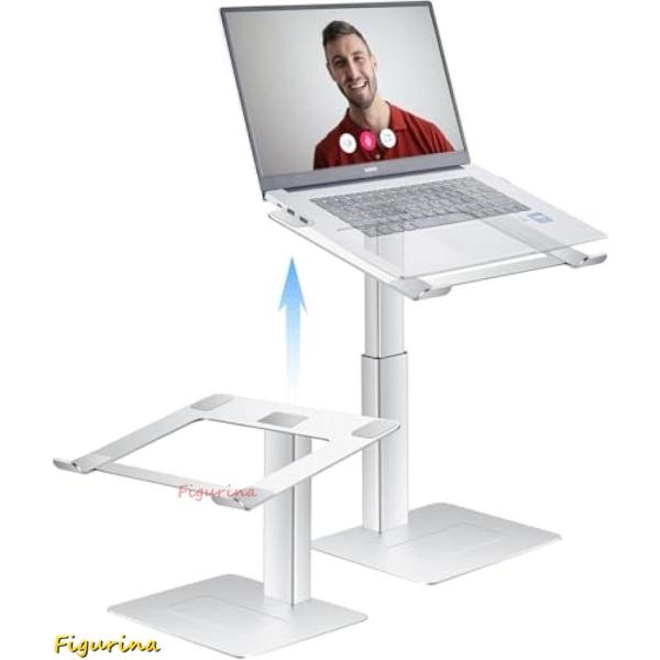 パソコンスタンド 高い 座る立つ両用 pcスタンド 高さ調整可能 ノート