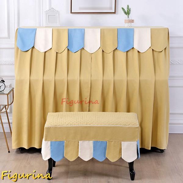 [Release date: February 20, 2023]【多機能】ピアノの装飾としても使用することができます。あなたの良い味を満たすために、古典的で美しい外観です。カーテンのようなデザインは、ピアノを弾きたいときにカバーを取り外す...