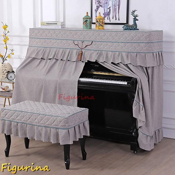 [Release date: February 20, 2023]【多機能】ピアノの装飾としても使用することができます。あなたの良い味を満たすために、古典的で美しい外観です。カーテンのようなデザインは、ピアノを弾きたいときにカバーを取り外す...
