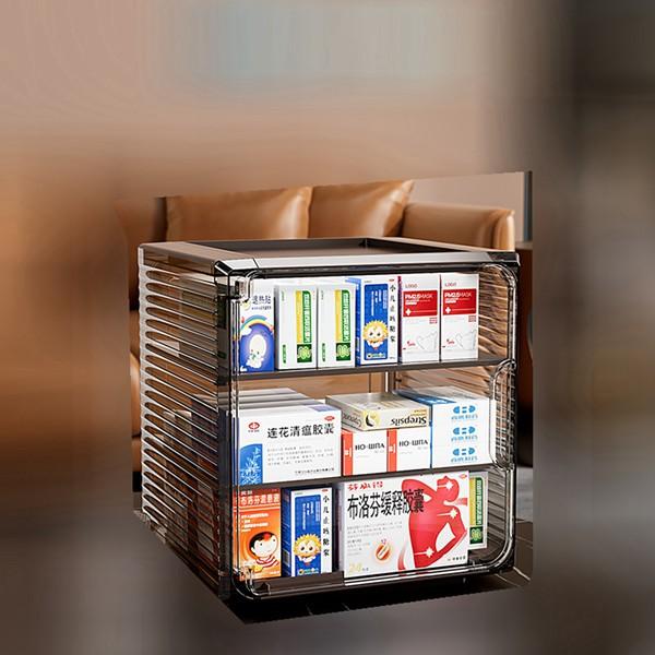 [Release date: July 24, 2023]【白の透明】エレガントな白の透明なトレイ、なめらかなコーナー、適切なサイズにより、この薬箱はシンプルでスタイリッシュに見えます。【注意】初めて使用する前に洗浄してください。薬箱は使用...