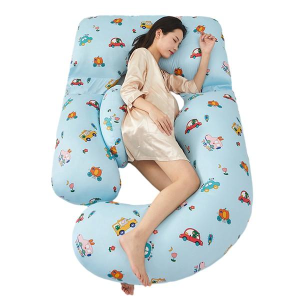 [Release date: July 31, 2023]【多機能抱き枕】妊娠中から産後まで4WAYで長く使えます。★1WAY ：シムスの体位でリラックスできます。★2WAY：抱き枕の形態を変わり、ランバーサポートに変身します。★3WAY：...