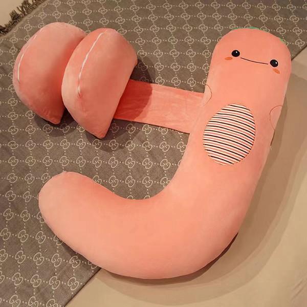 [Release date: July 31, 2023]【多機能抱き枕】妊娠中から産後まで4WAYで長く使えます。★1WAY ：シムスの体位でリラックスできます。★2WAY：抱き枕の形態を変わり、ランバーサポートに変身します。★3WAY：...