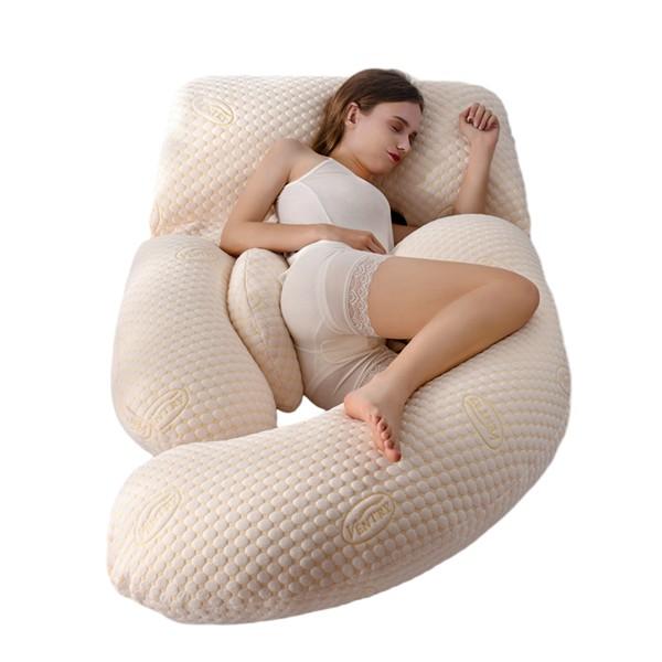 [Release date: July 31, 2023]【人間工学に基づいて設計された枕】このU形枕は体にフィットするユニークなデザインをして、頭、首、腹部、背中、臀部、および脚が完全にサポートできます。普通の複数の枕に取って代わり、一つ...