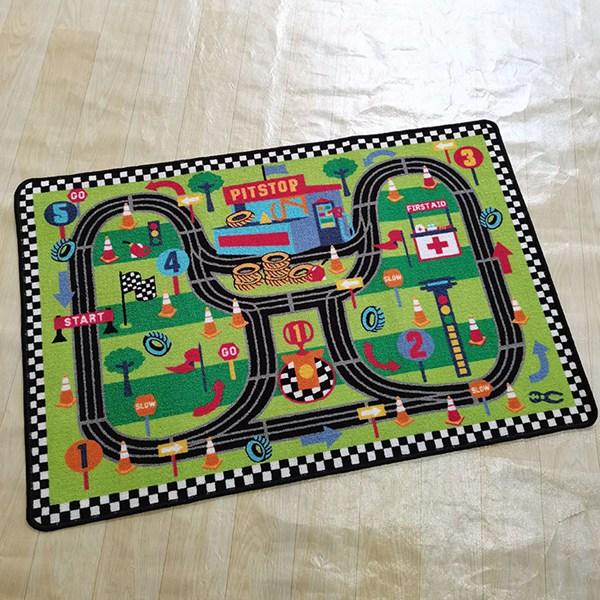 線路図柄カーペット ゲームパッド 絨毯 滑り止め 吸水 リビング対応 ふわふわ プレイマット 防ダニ 防音 防臭 お誕生日プレゼント 薄型
