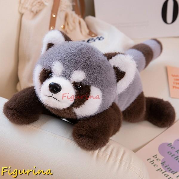 四季オリジナル　リアル　レッサーパンダ　レトロ　ぬいぐるみ レッサーパンダ （ミニ）茶 たけのこ レッサーパンダのぬいぐるみ