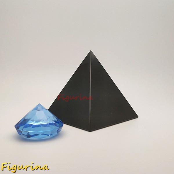 k9クリスタルガラス k9水晶 三角 ピラミッド クリア 透明 黒 ブラック