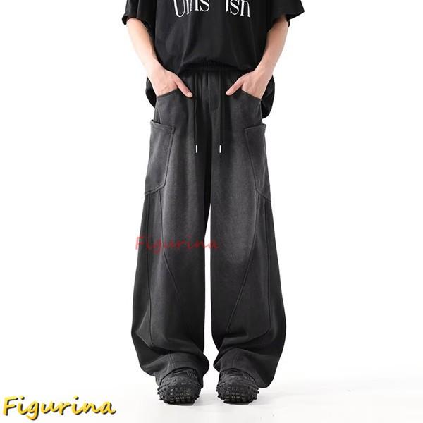 スウェットパンツ ウォッシュ加工 メンズ ワイドパンツ おしゃれ スウェットパンツ ウォッシュ加工 メンズ ワイドパンツ おしゃれ