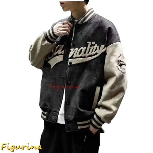 ジャケット スタジャン メンズ ジャンパー ゆったり アメリカン レトロ  