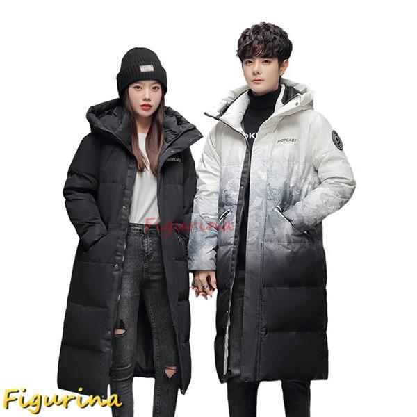 ダウンコート 男女兼用 ロング丈 ダウンジャケット ベンチコート 厚手