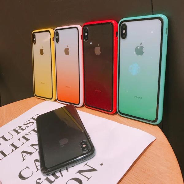 iPhone11 クリア ケース カバー TPU アクリル 透明ケース カバー ハードケース 11 Pro 11 Pro Max XR XS MAX X グラデーション huawei P30lite   送料無料