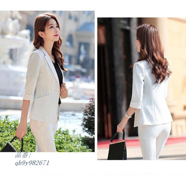 パンツスーツ 結婚式 レディース 入園式 ジャケット スキニーパンツ 七