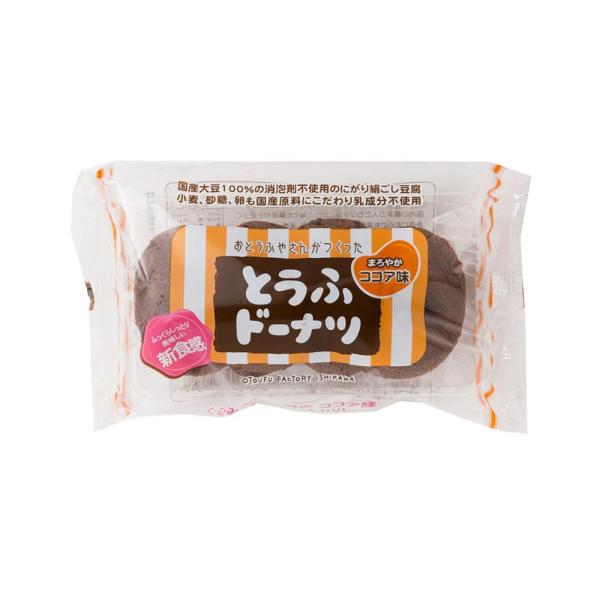【メーカー直送品・代引不可】 とうふドーナツ　ココア4P×12袋セット