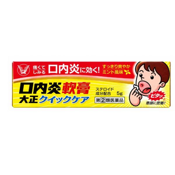 【第(2)類医薬品】 大正製薬 口内炎軟膏大正クイックケア 5g
