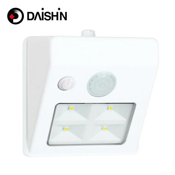 大進 DLB-WL001B 乾電池式 ウォールセンサーライト 120ルーメン LED ホワイト乾電池式 DAISHIN (06)