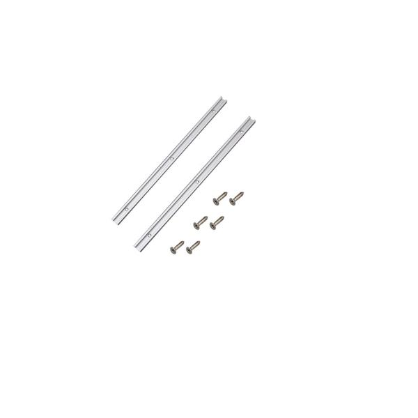 2個 Tスロットトラック 19mm×9.5mm規格マイタートラック マイタースロット天板用 アルミ合金、大工ツール テーブルソー用 (500mm)