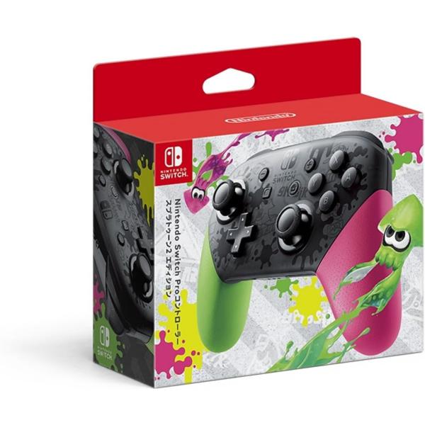 Switch 赤 スプラトゥーン2モデルプロコン付き　Joy-Con不具合あり 新品 Nintendo Switch Proコントローラー スプラトゥーン2