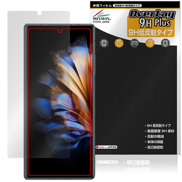 nubia Fold カバーディスプレイ用 保護フィルム OverLay 9H Plus for ヌビア フォールドシリーズ 9H 高硬度 アンチグレア 反射防止 爆買